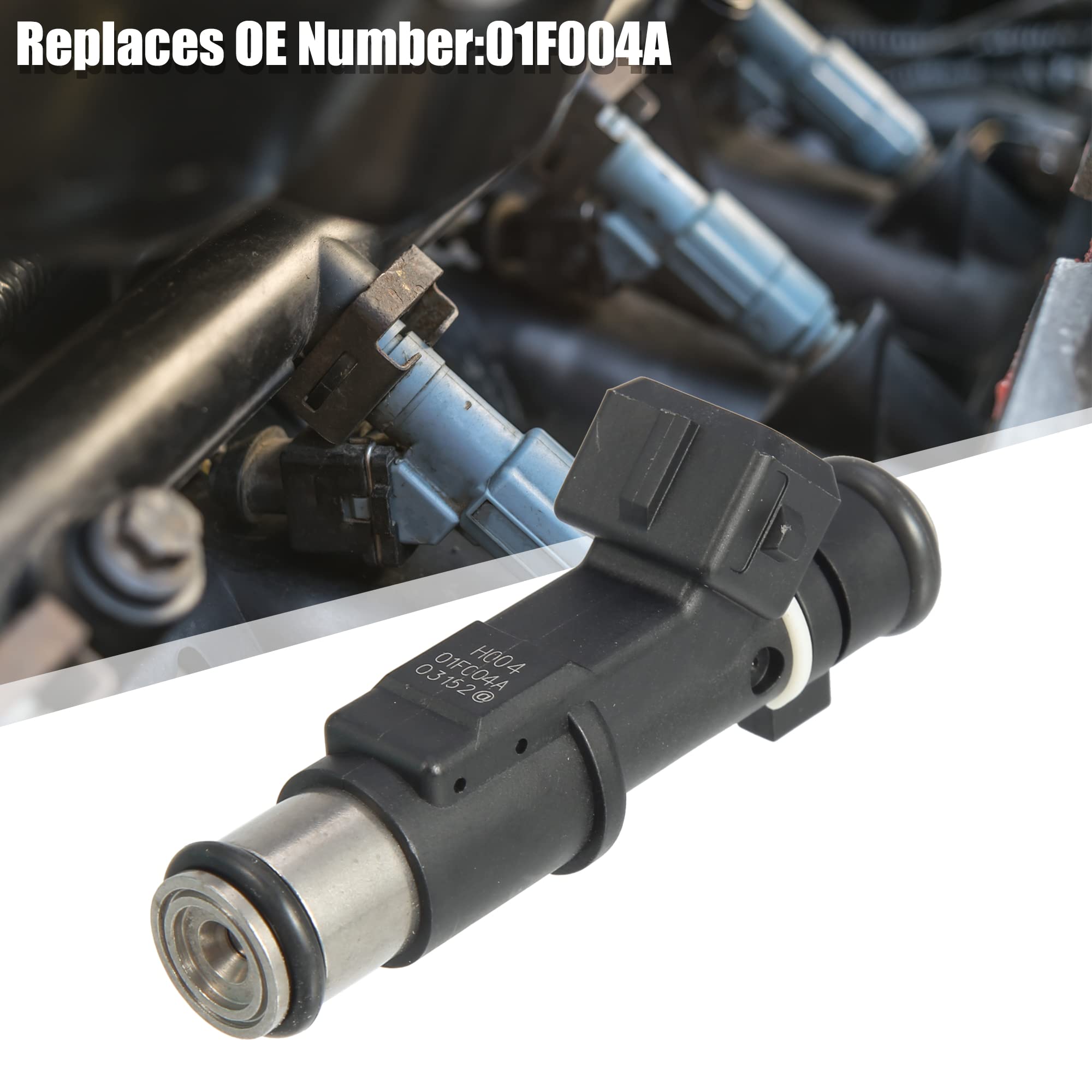 X AUTOHAUX 4 sztuki dysz wtryskowych do samochodu, zamiennik 01F004A 9628084680
