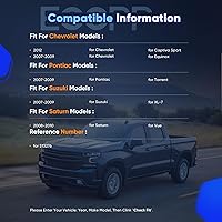 Vista 2 de ECCPP Conjunto de cubo de cojinete de rueda delantero de 5 orejetas para Chevy Captiva Sport 2012 Equinox 2007-2009 Pontiac Torrent 2007-2009