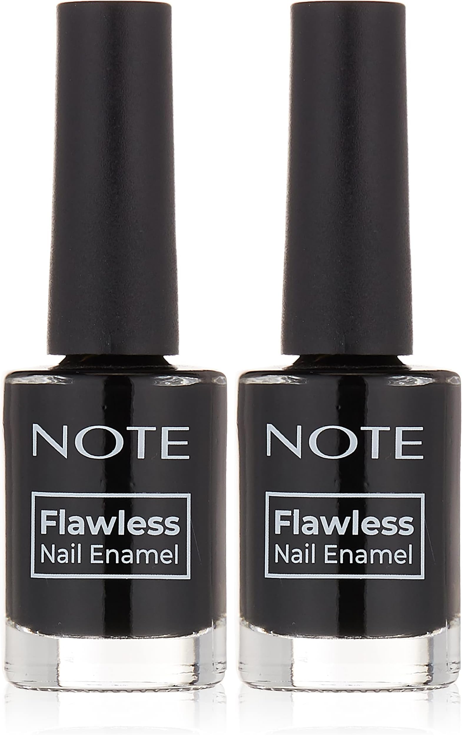 Note Nail Flawless Oje 20 Night Time, Siyah (2 paketi)