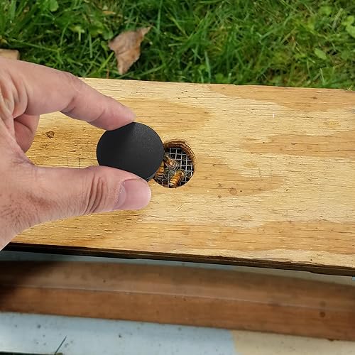 Miniatura 6 de Tapones de plástico para agujeros, 180 tapones de bloqueo de panel negro, tapas redondas para orificios de tornillo de taladro para gabinetes de