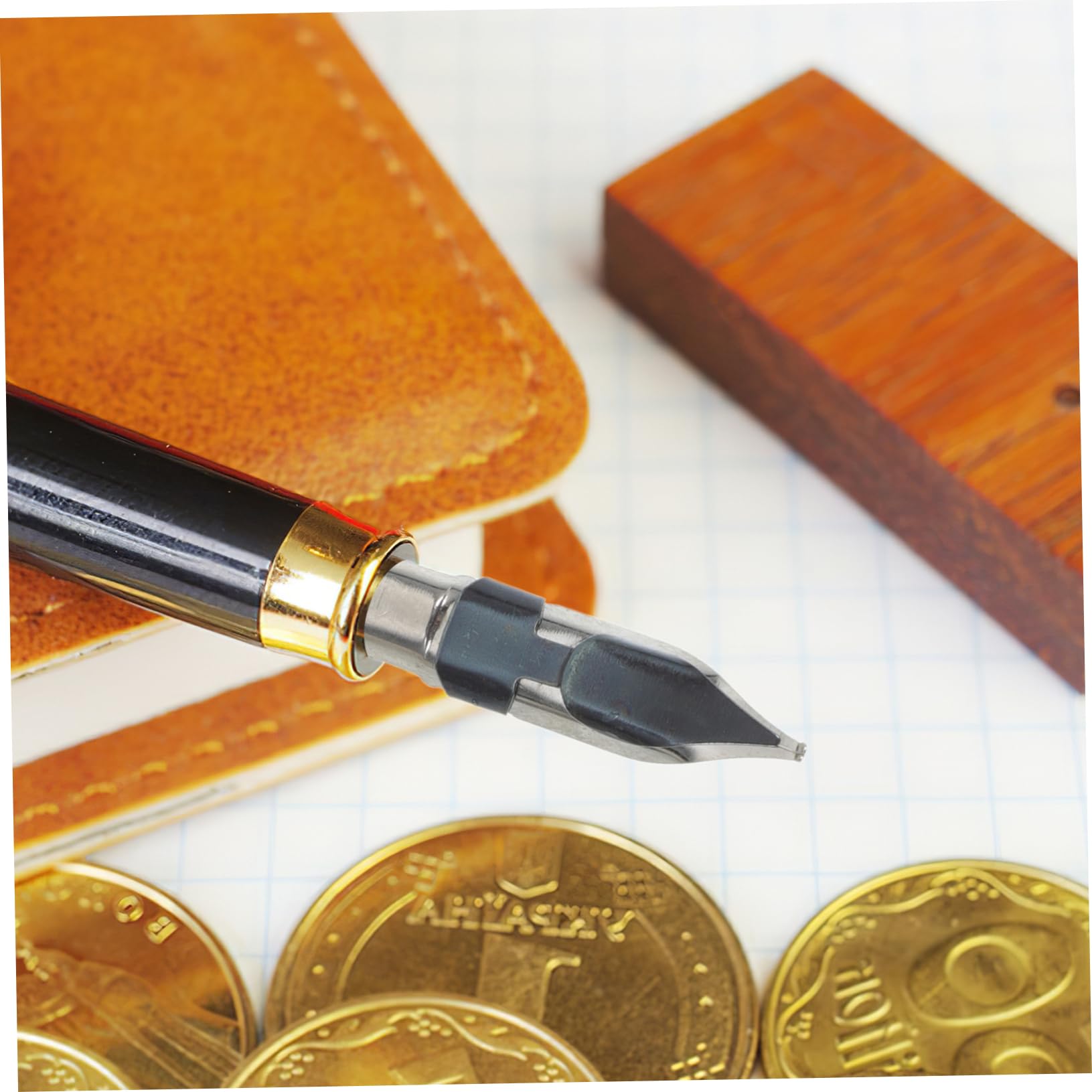 DOITOOL Calligraphy Dip Pen Nibs Set 5 Pieces Lightweight Compact for Students Stationery