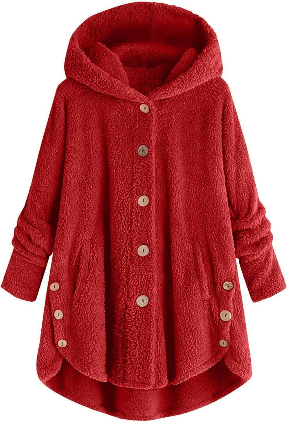 NUSGEAR Fleece Hoodie Women Cat Ears Hooded Pullover Sweatshirt,Casual Loose Comfy Jumper Outwear Coat Ladies Jacket Fleece Blanket Tops Plus Size UK S-5XL