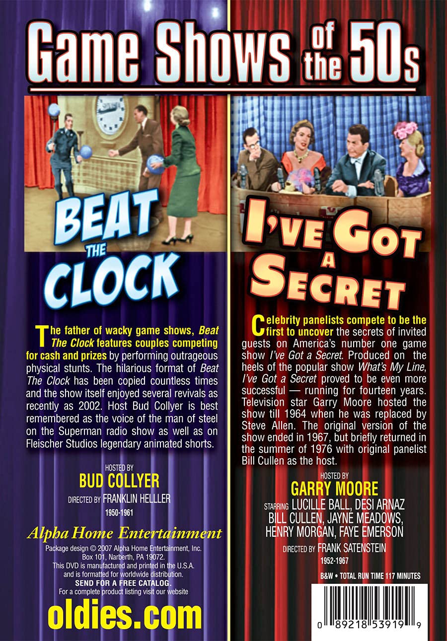 Game Shows of The 50s: Beat The Clock / I've Got A Secret image 2