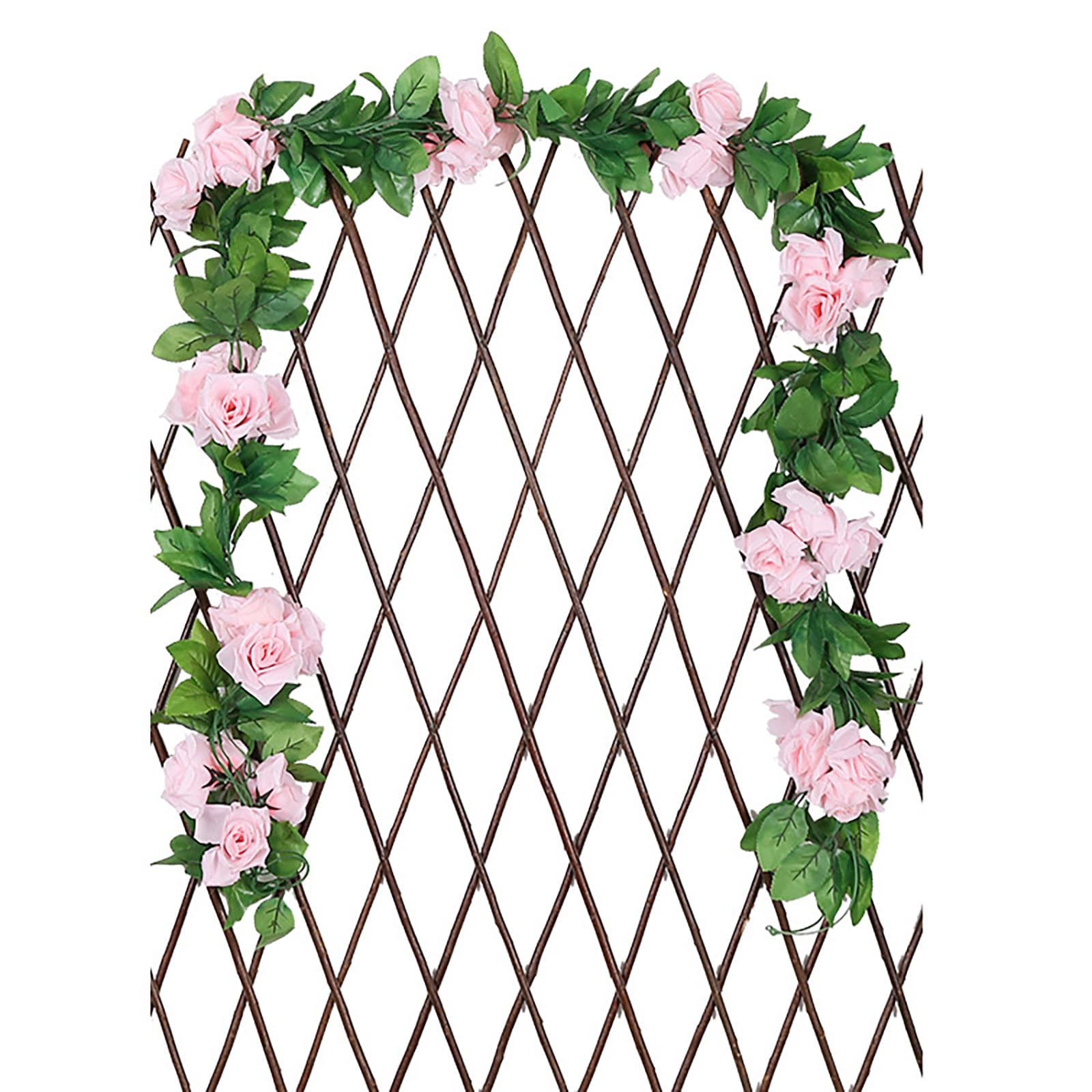2 Rampicanti Fiori Di Ciliegio Finti Da Appendere – Rosa, 90 Cm, In Seta, Per Pareti, Matrimoni E Giardino - 2