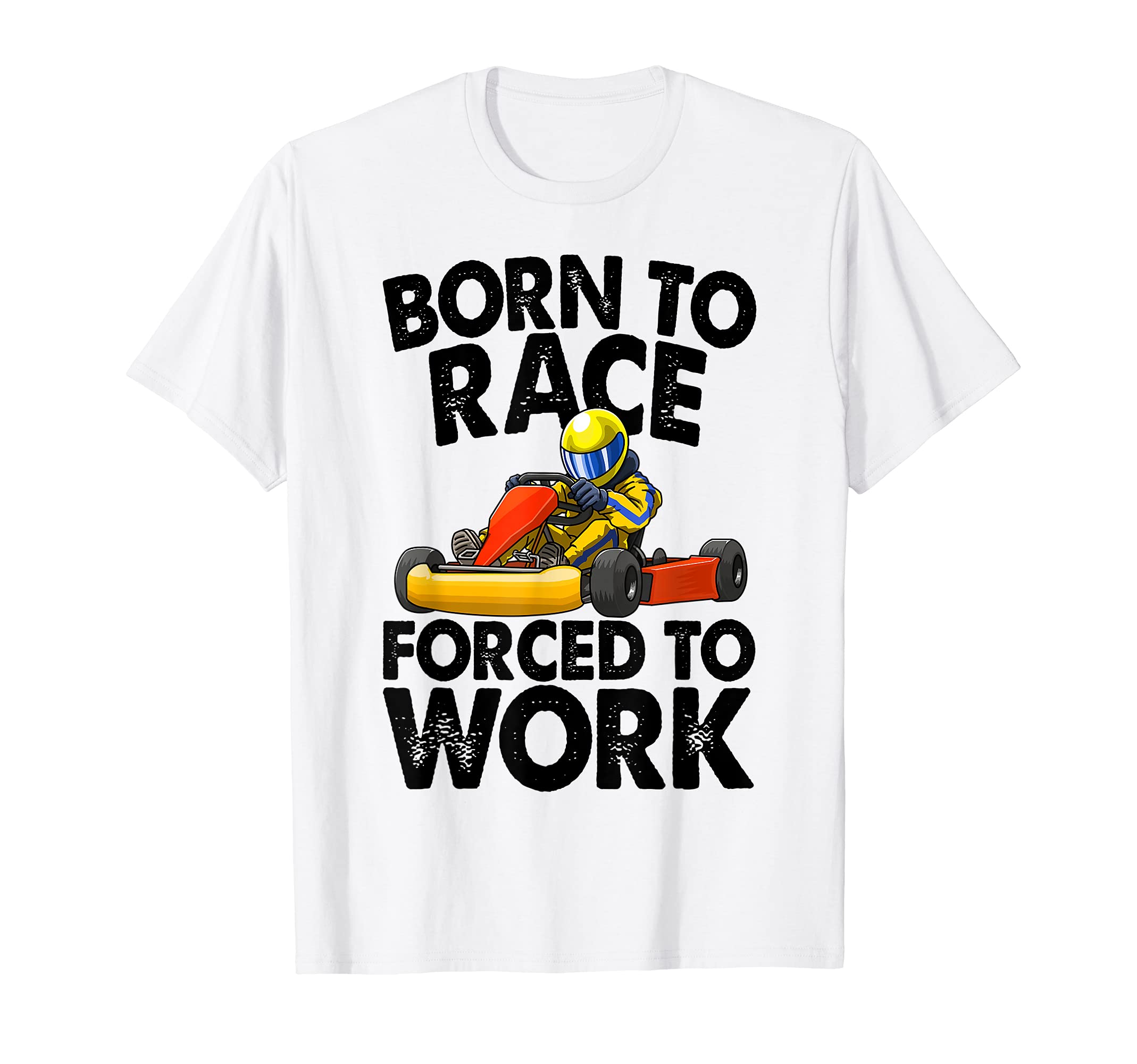 Born To Race Forced To Work Funny Go Karting Kart Car Racing - Foto 7