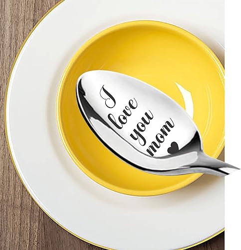 Miniatura 3 de I Love You Mom - Cuchara grabada para mamá, regalo para Navidad, cumpleaños, Acción de Gracias, cucharas, idea de regalo para mujeres, regalo del