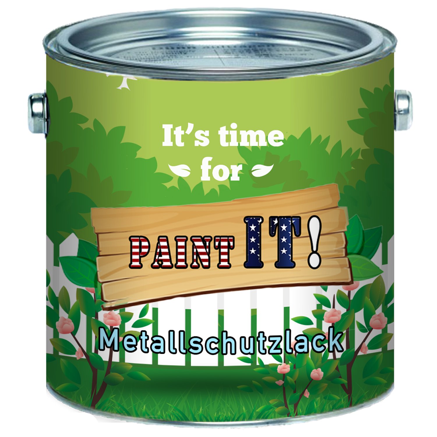 FARBENLÖWE pintura para metal exterior 3en1 - Protección antioxidante, imprimación y capa de acabado - pintura para metal exterior 3en1 - apto zinc, aluminio, hierro, acero y Paint IT!