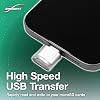 Adaptador BoxWave compatible con Sony Inzone H9 II - lector mini Micro SD, adaptador OTG USB Tipo C, lector USB 3.0, llavero - plateado metálico 7