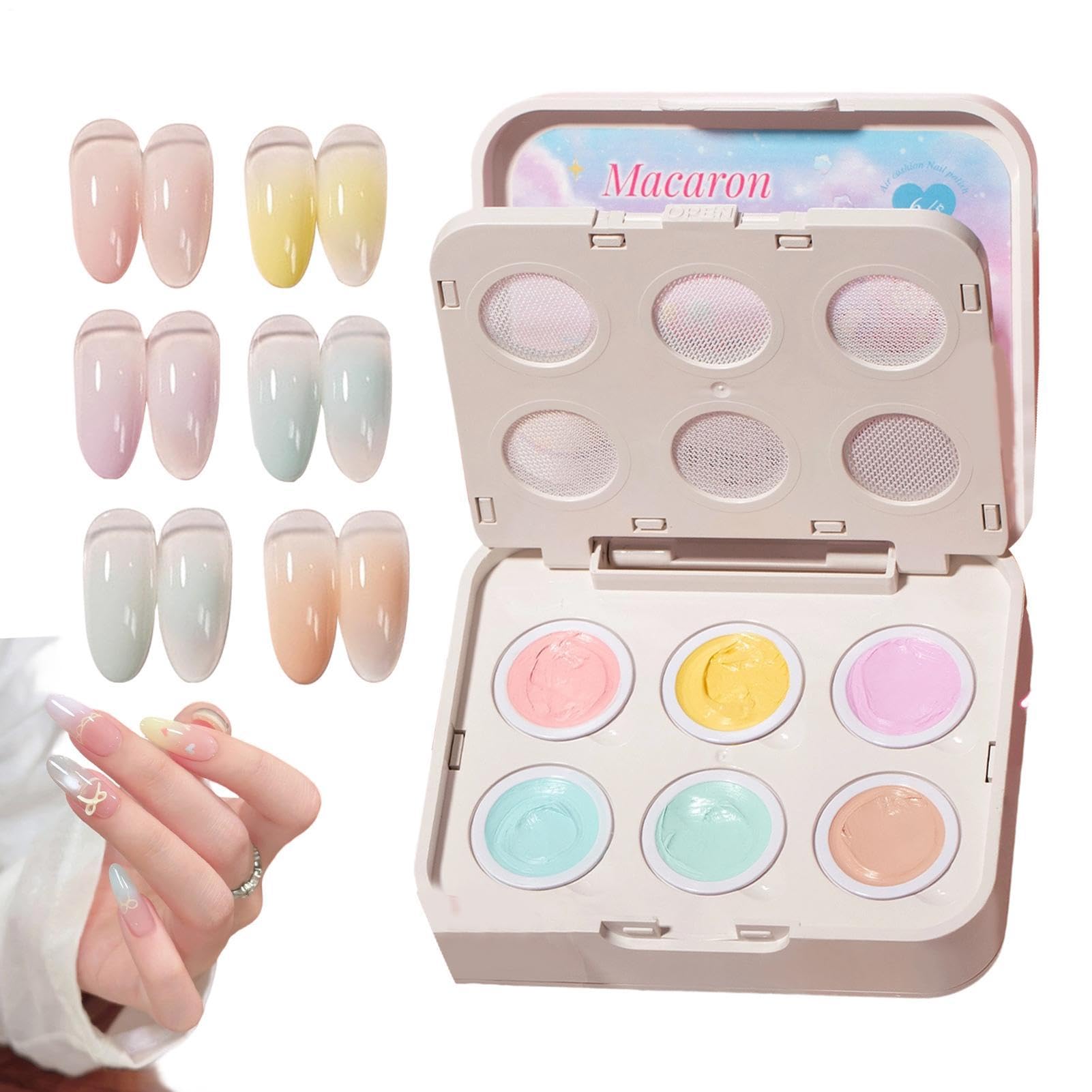 Gel de manicura 6 ml para evitar transiciones bruscas en uñas 8