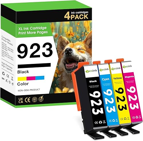 Paquete combinado de cartuchos de tinta 61XL negrotricolor, alto rendimiento, repuesto para tinta HP 61 61XL, funciona con HP Envy 4500 5530 4502,