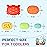 makarci Crab Stepping Stones for Kids,5pcs Double Anti-Slip Balance Sensory Stepping Stones Promoting Toddlers Sensory and Coordination DevelopmentIndoor and Outdoor Play for Kids 3-8