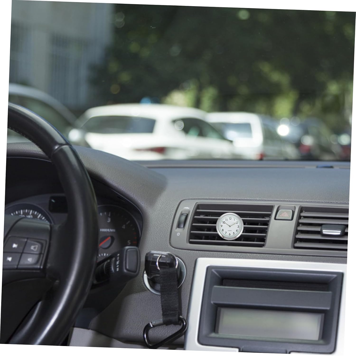 1 Set Adhesive Auto Clock Mini Vehicle Dashboard Clock for Accurate Timekeeping and Decoration Durable Materials for Cars Suvs and Boats