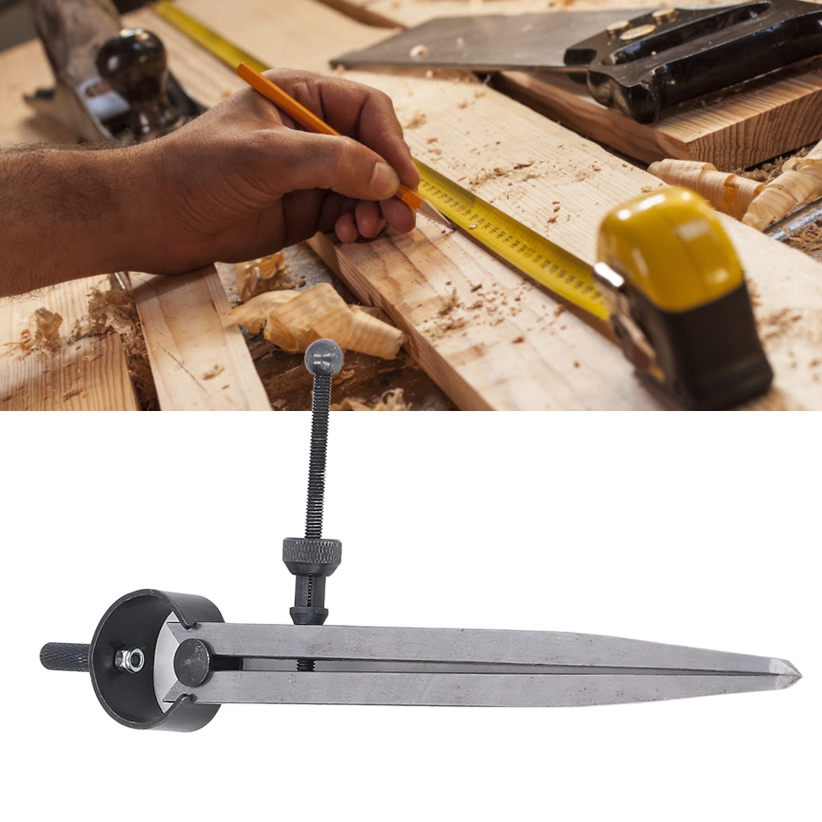 TOOLSGO Flat-Footed Spring-Loaded Calipers Woodworker's Indexer Carbon Steel spacers Calipers with Fast Spring Nuts