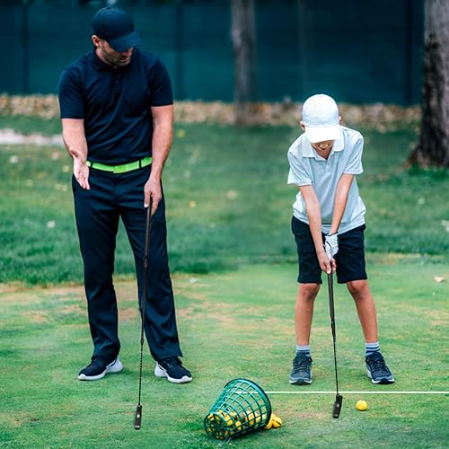 Miniatura 5 de Putter de golf ajustable, putter de dos vías para niños diestros y zurdos, juego de mini golf para jóvenes y juniors - 1 palo de golf para niños con