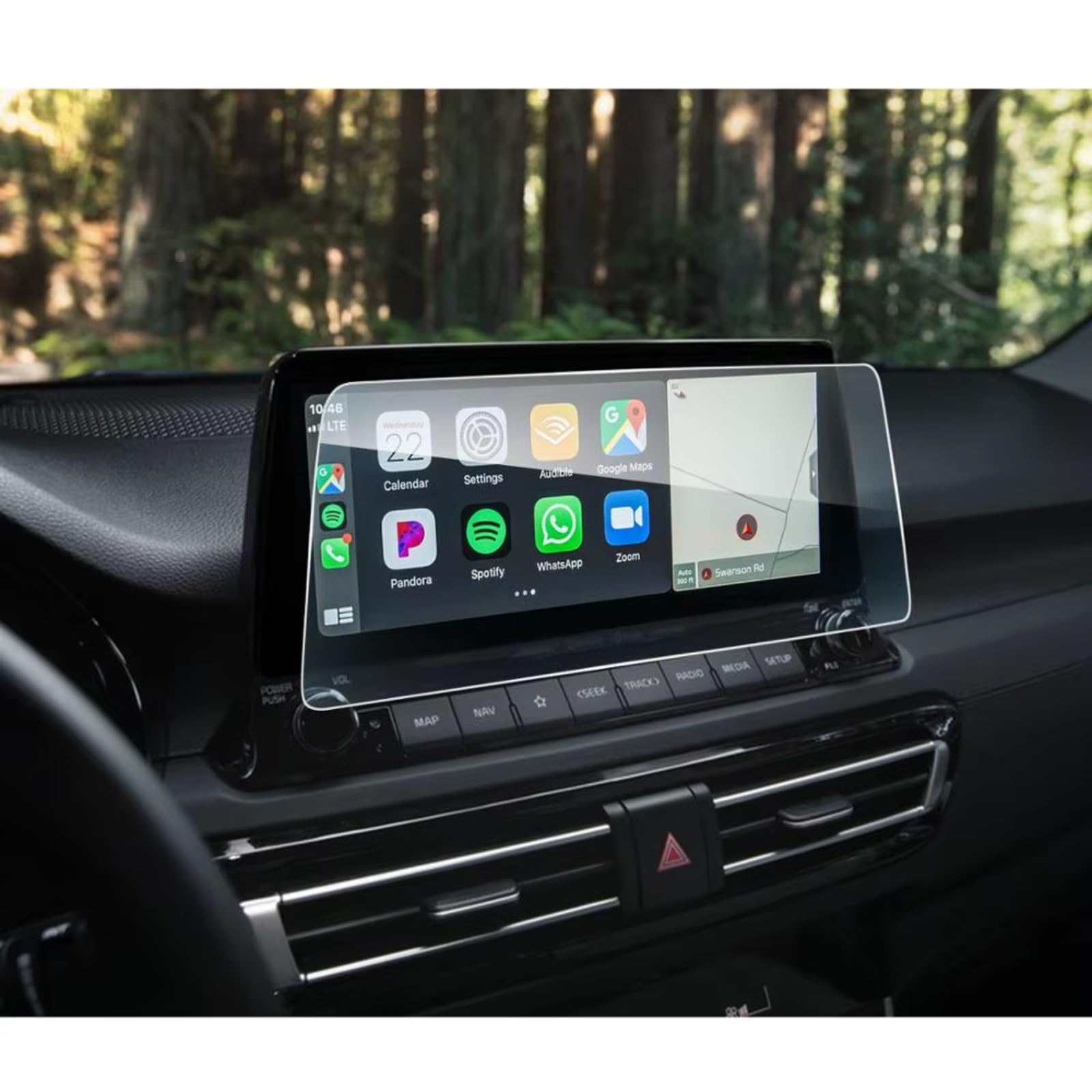 Kompatibel Mit Kia Für Seltos 2021–2022, Auto-GPS-Displayschutz, Auto-Navigations-Center-Display, Displayschutzfolie, Auto-Display-Abdeckung Schutzfolie Auto Navi
