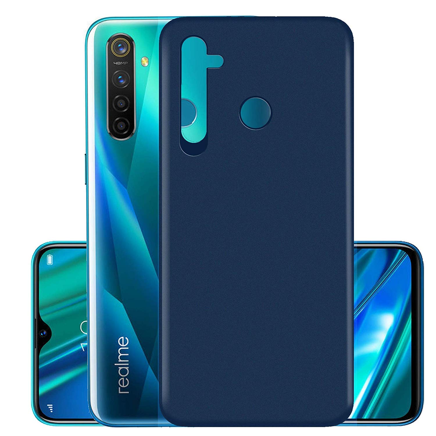 Craftech Soft Back Cover Case for Realme 5 Pro (Blue) (B07XTK4DW9) Amazon Price History, Amazon Price Tracker