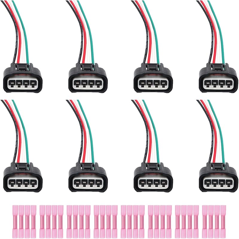 Conectores do chicote da bobina de ignição VECTOAUTO para Toyota e L-e-x-u-s V8 – 8 unidades