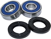 Vista 1 de Caltric Kit de rodamientos y sellos de bolas de rueda delantera compatible con Honda 1800 Vtx1800C Vtx-1800 C Vtx1800F Vtx1800N Vtx1800R