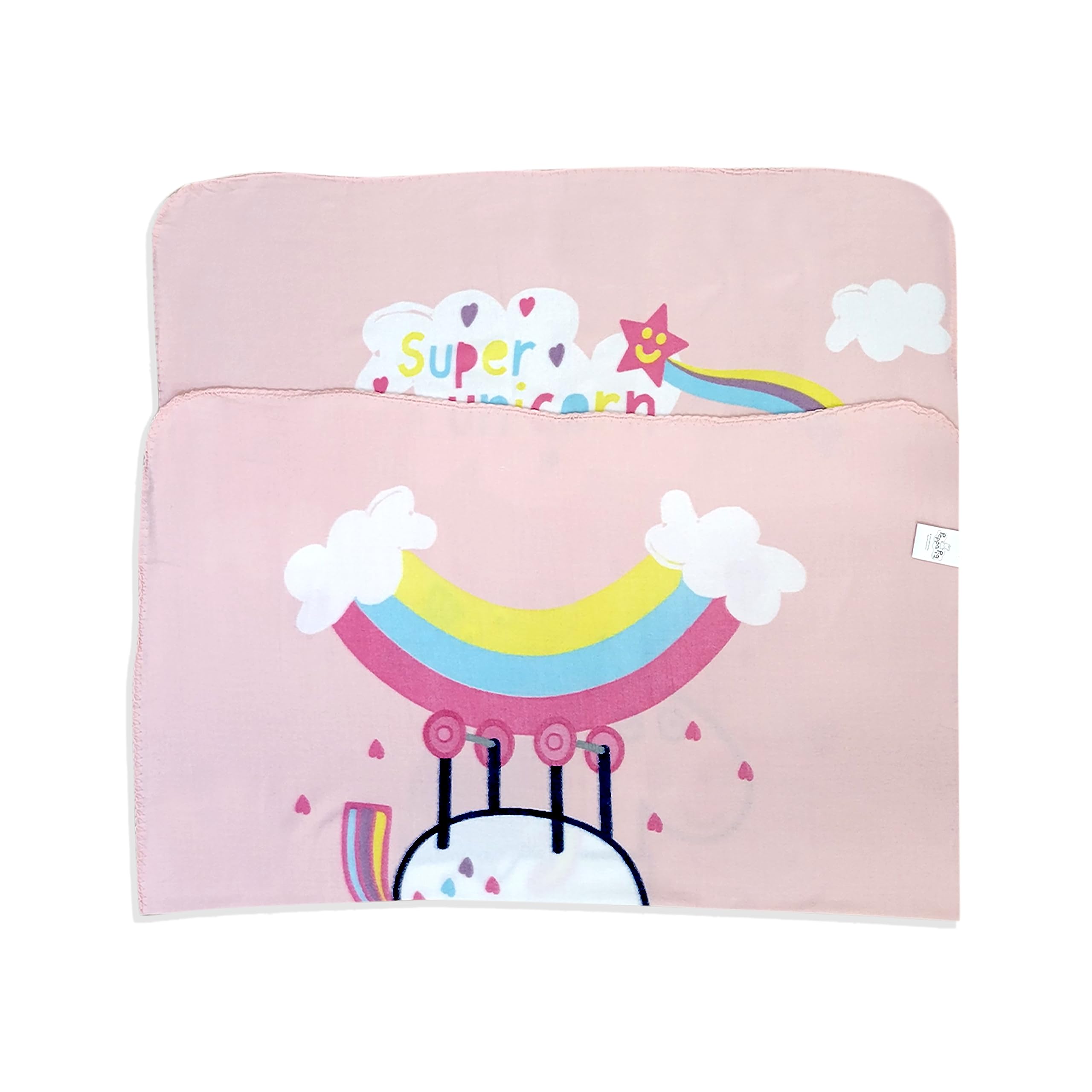 Girls Pink Fleece Soft and Cozy Throw Blanket (40