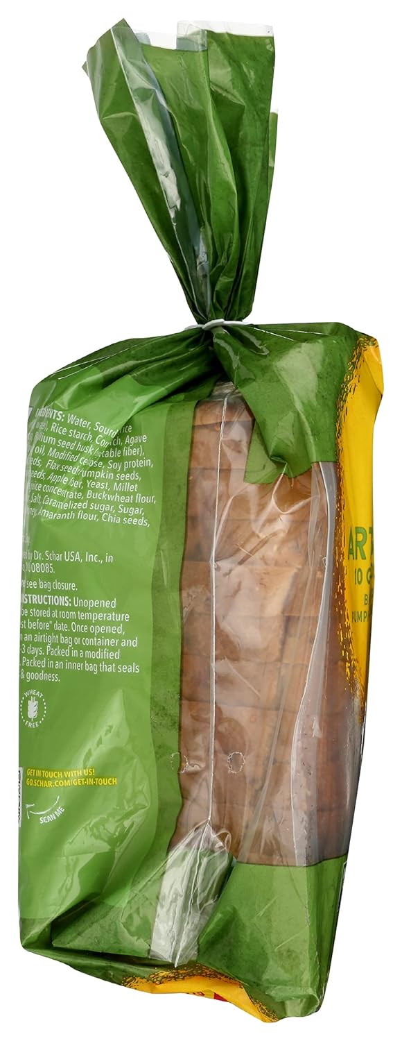 Schar Gluten Free Artisan Baker 10 Grain & Seeds Bread, 6 Count