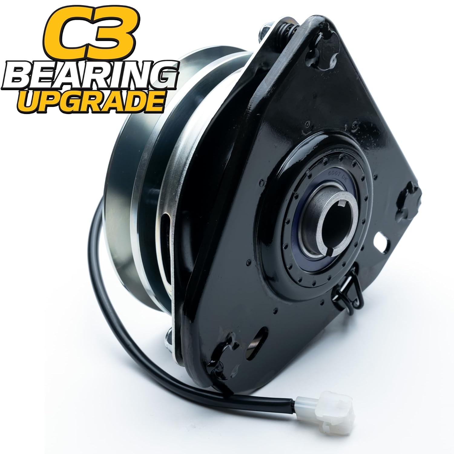 HiTorque 110ftlb (OEM 95) BIGBearing PTO Clutch for 532414336 532179334 179334 414336 53464900 532400008 414717 Husqvarna Poulan Craftsman RedMax Jonsered Ogura Lawn Mower Electric Blade OEM Upgrade