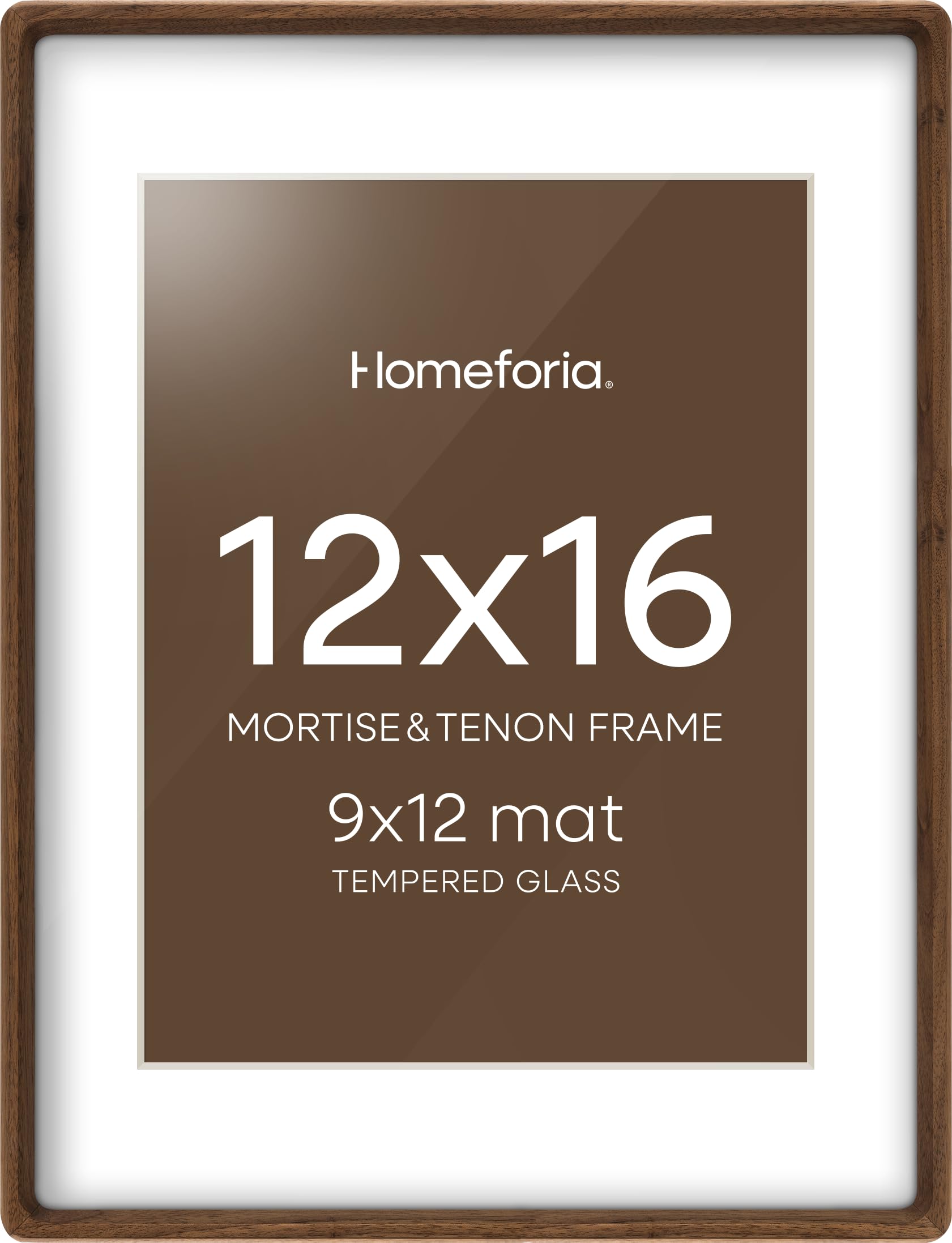 Homeforia Brown Picture Frame 12x16