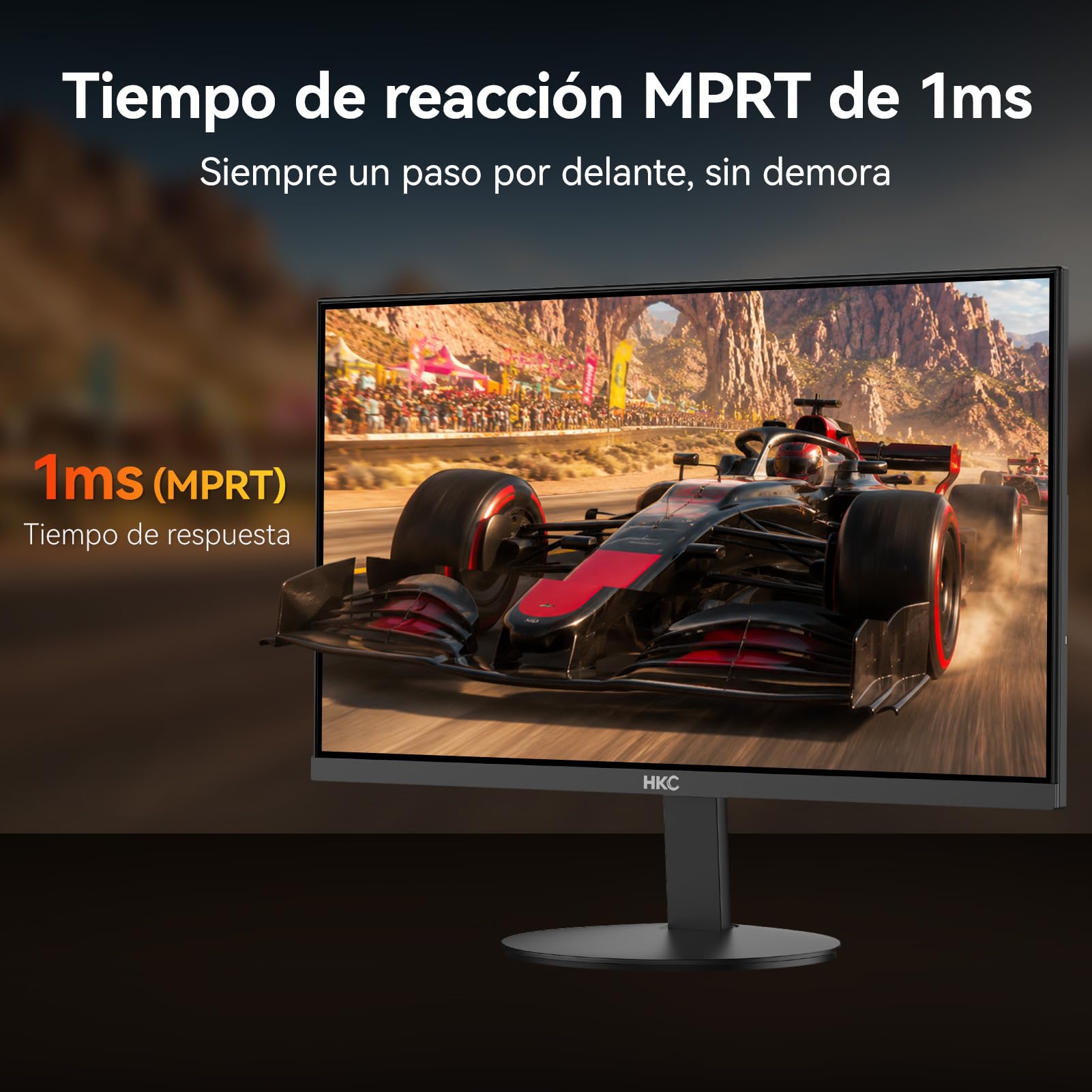 HKC V2718QS Monitor Gaming 27 Pulgadas QHD 2560x1440 IPS 144Hz 1ms MPRT HDR10, 99% sRGB, Monitor PC Gaming HDMI 2.0 DisplayPort 1.4, VESA 100x100, Pantalla Gaming para PC PS5 Xbox