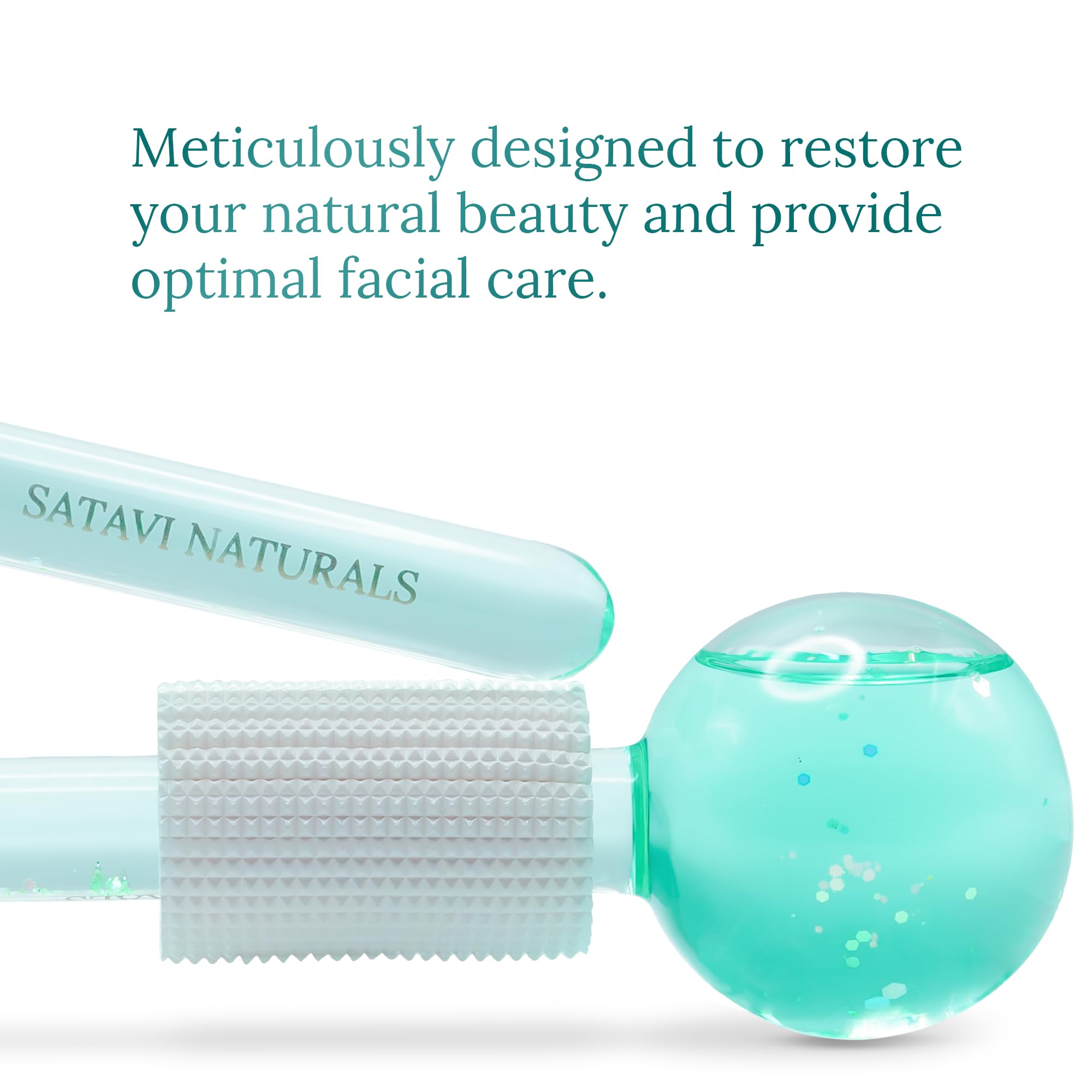 Satavi Naturals Beauty Ice Globes Facial Massage Tools