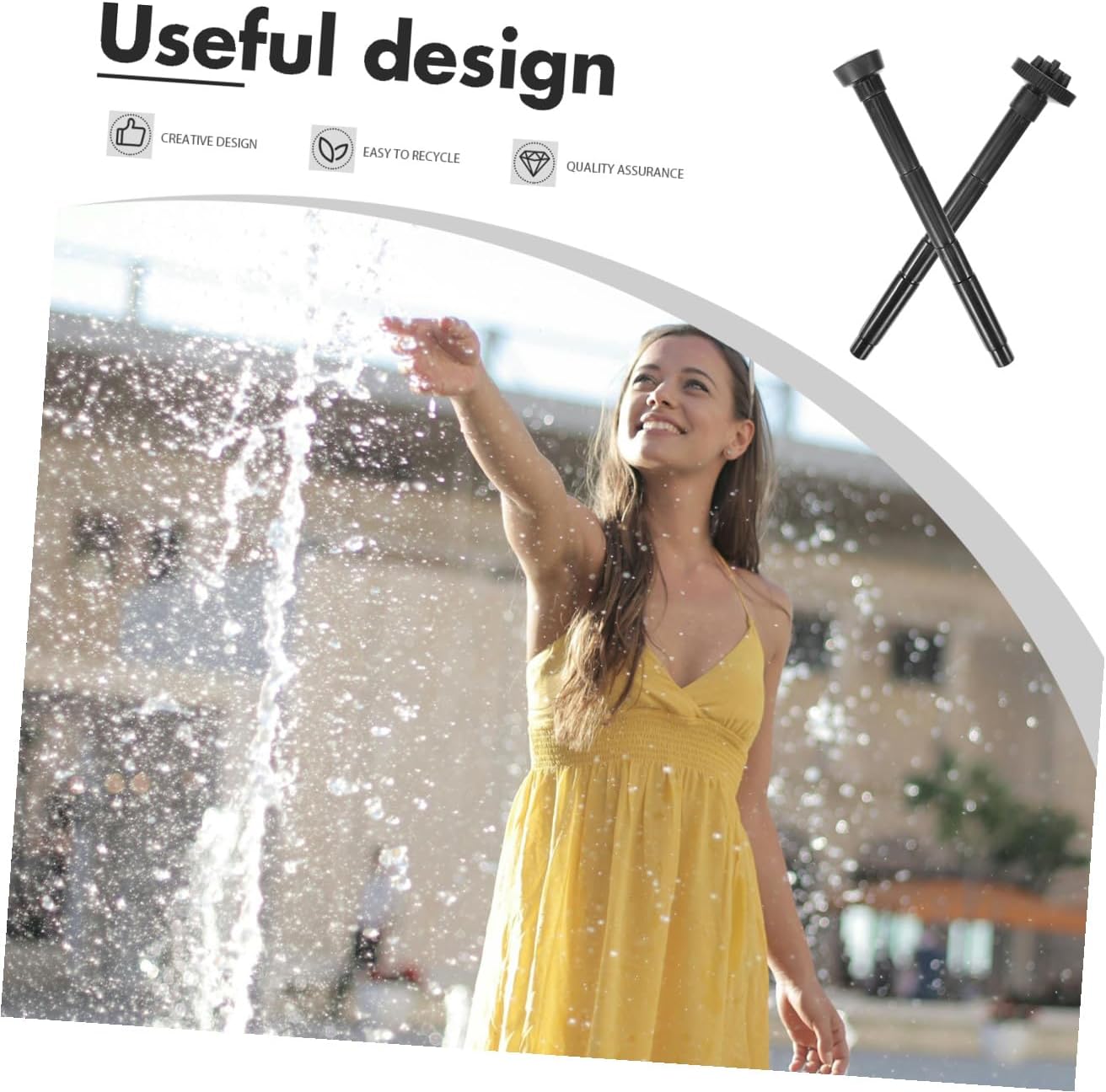 BESPORTBLE 3sets Water Fountain Nozzle for Replacement for Versatile Water Outdoor Features