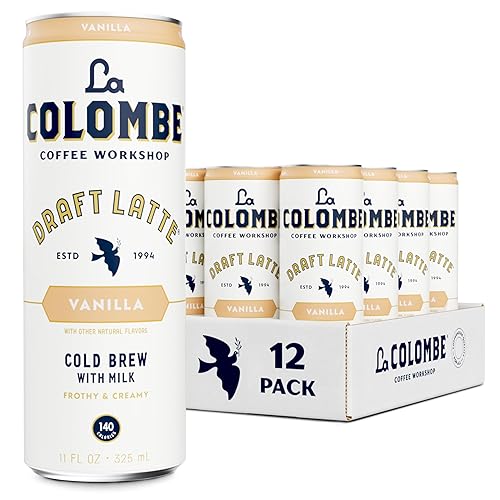 La Colombe Coffee, Vanilla Draft Latte, 11 fl oz Cans