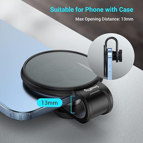 Miniatura 6 de SmallRig Clip de filtro solo para iPhone 1213 Series, 2.047 in, abrazadera de filtro magnético, adaptador de filtro de teléfono celular para Samsung