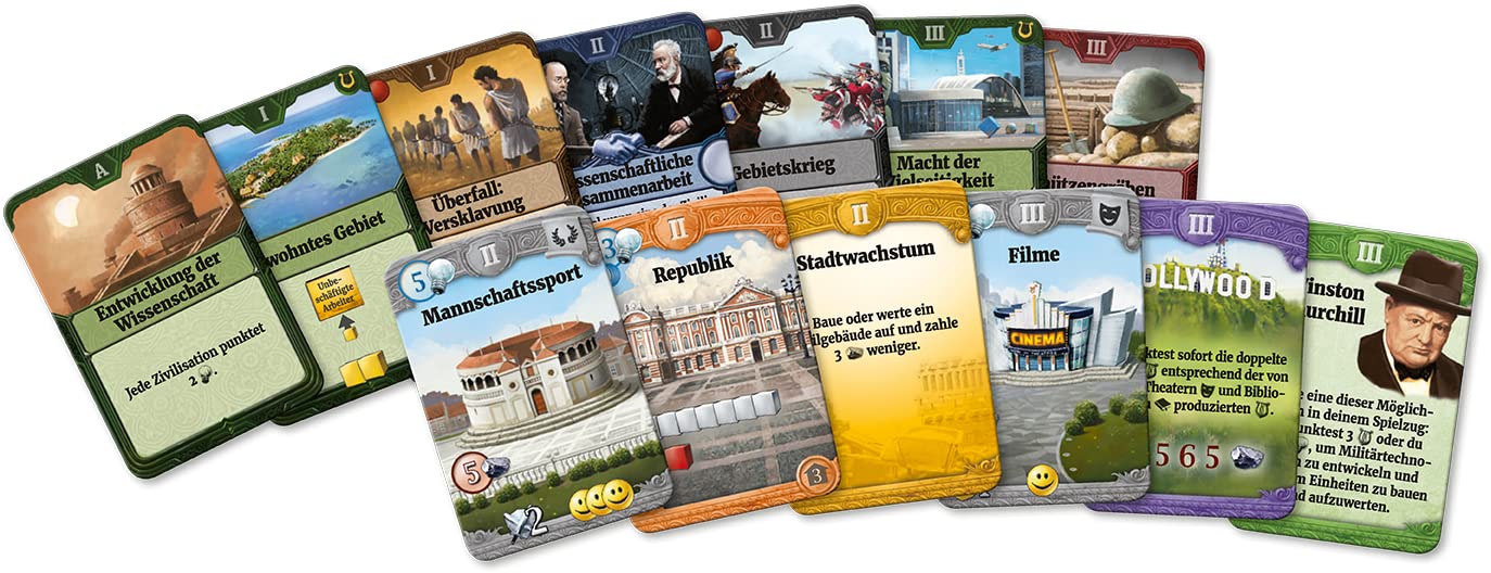 Czech Games Edition Through The Ages: A New History of Civilisation, Strategic Building Board Game, German, 2-4 Players - Image 3