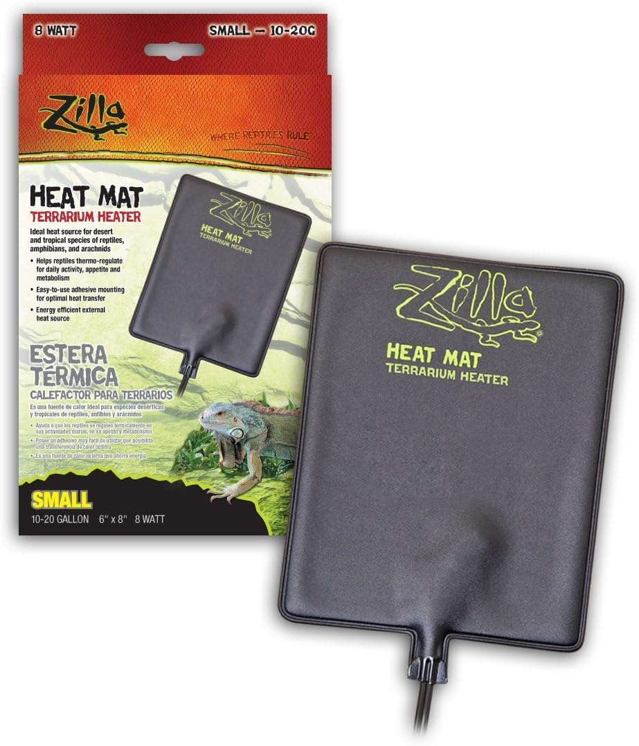 Almohadilla Térmica Zilla 8W 6x8 Pulgadas para Reptiles