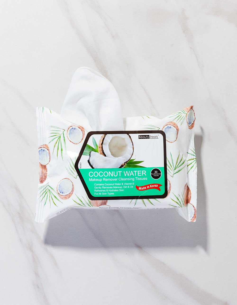 Coconut Water Makeup Remover Cleaning Tissues