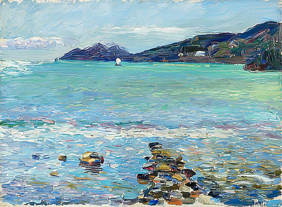Impression d'affiches Kandinsky Rapallo pour créer un coin lecture élégant