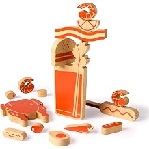 Brass Monkey Loaded Bloody Mary Balance Game Includes 10 Ridiculous Garnish Shaped Wooden Pieces to Stack, 2+ Players