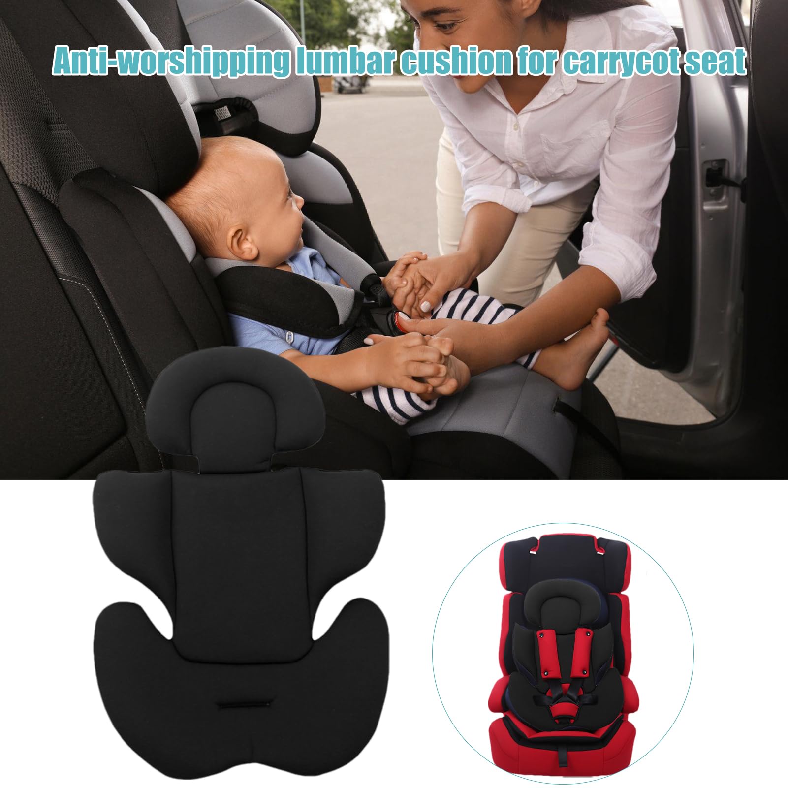 Réducteur De Siège Auto Bébé, Coussin De Siège Pour Poussette, Coussin Chaise Haute, Support Tête Corps, Réducteur Poussette, Rembourrage Pour Bébés, Coussins Réducteurs, Auto, Tête Et Corps