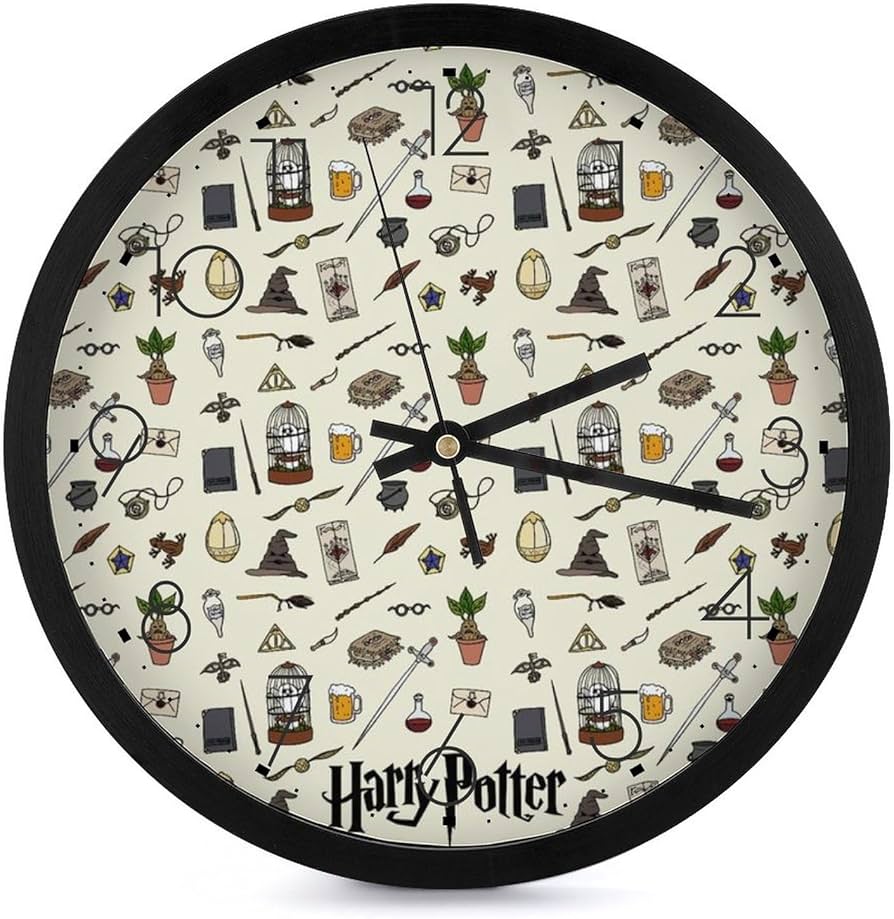 Amazon.co.jp: ハリーポッター 魔法 壁掛け時計 かけ時計 置き時計