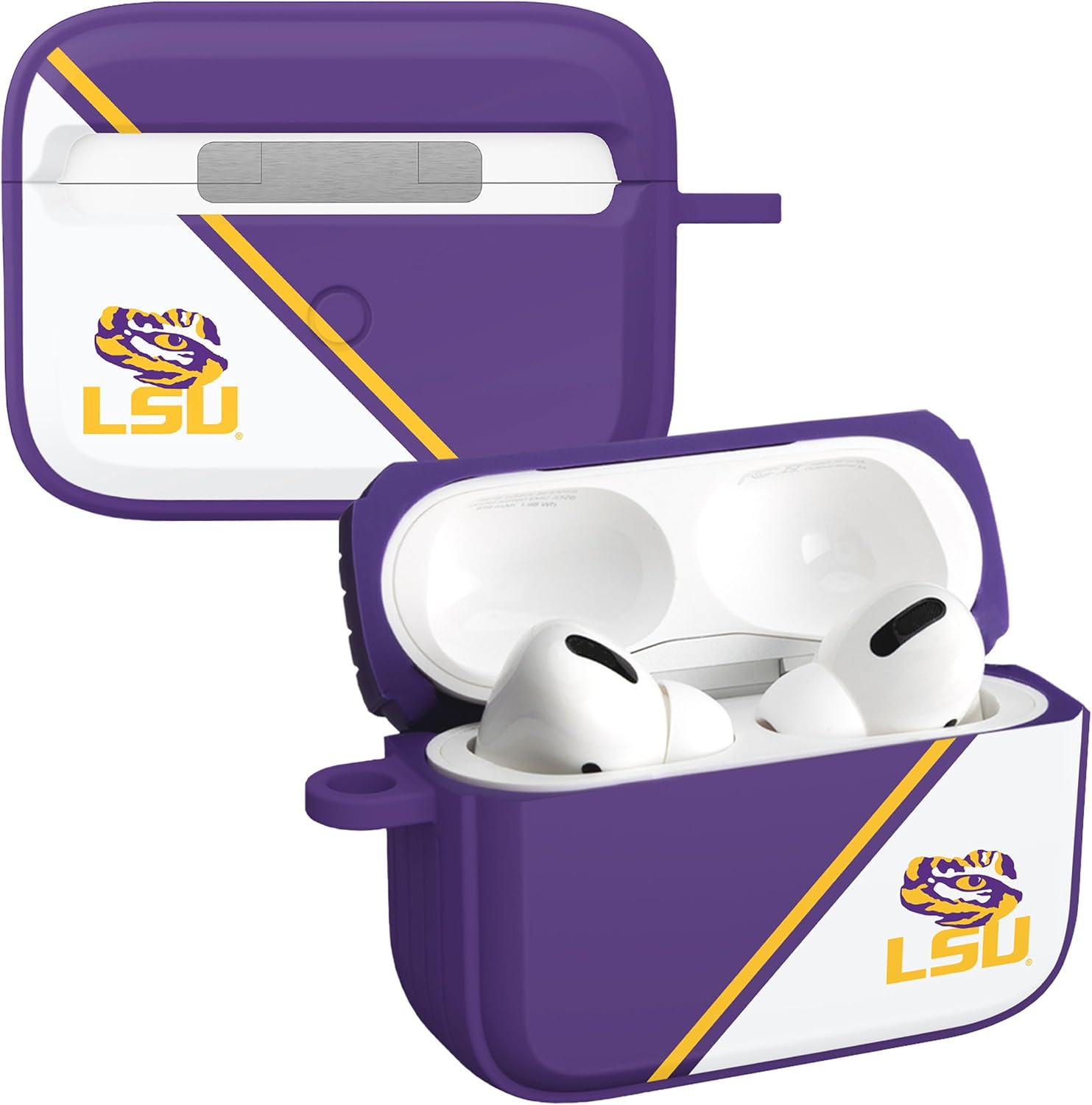 Affinity Bands LSU Tigers HDX Case Cover Compatible with Apple AirPods Gen 3 (Classic)