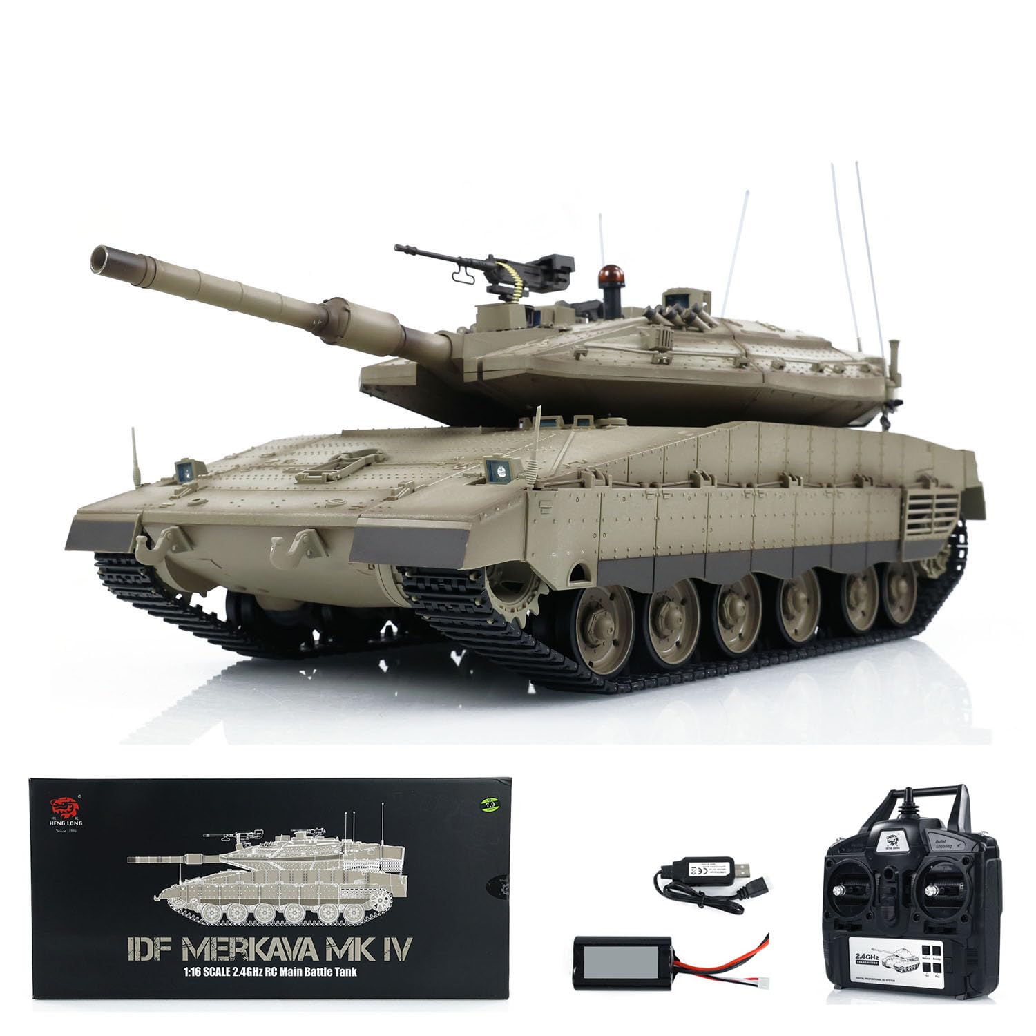 1/16戦車ラジコン　イスラエルMerkava IV　ヘンロン3958-1 Amazon.com: TOUCAN RC HOBBY Heng Long 1/16 RC Battle Tank