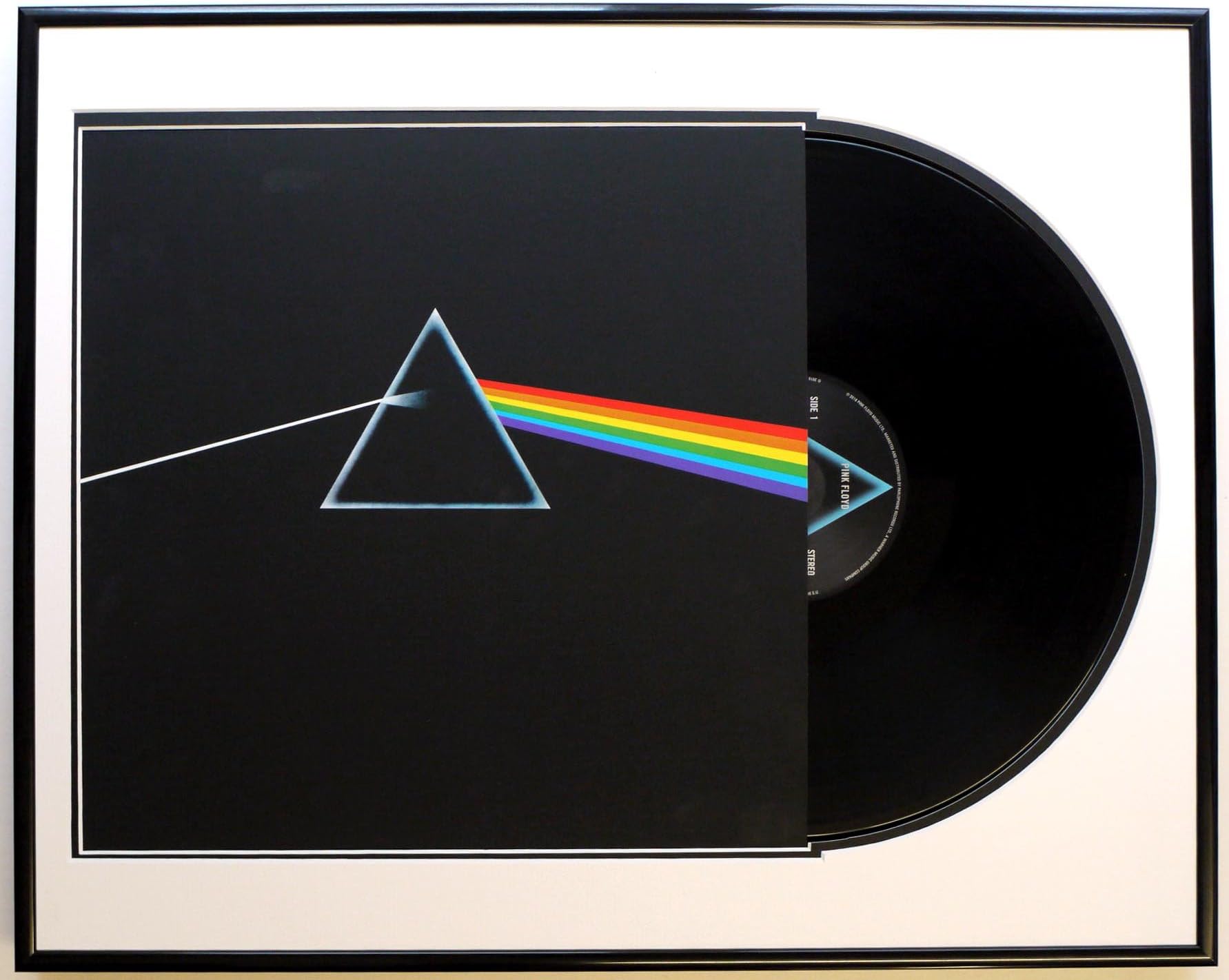 PINK FLOYD/LP RECORD/FRAMED/THE DARK SIDE OF THE MOON