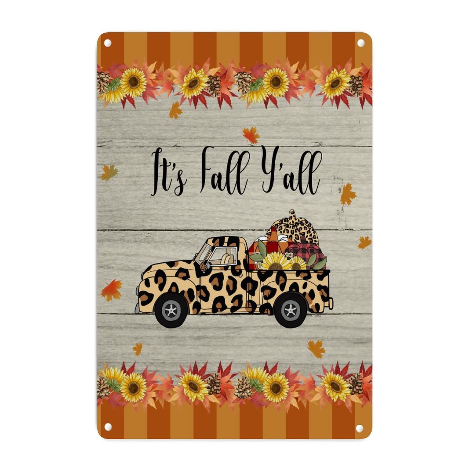 Peinture en fer Thanksgiving pour chambre chaleureuse