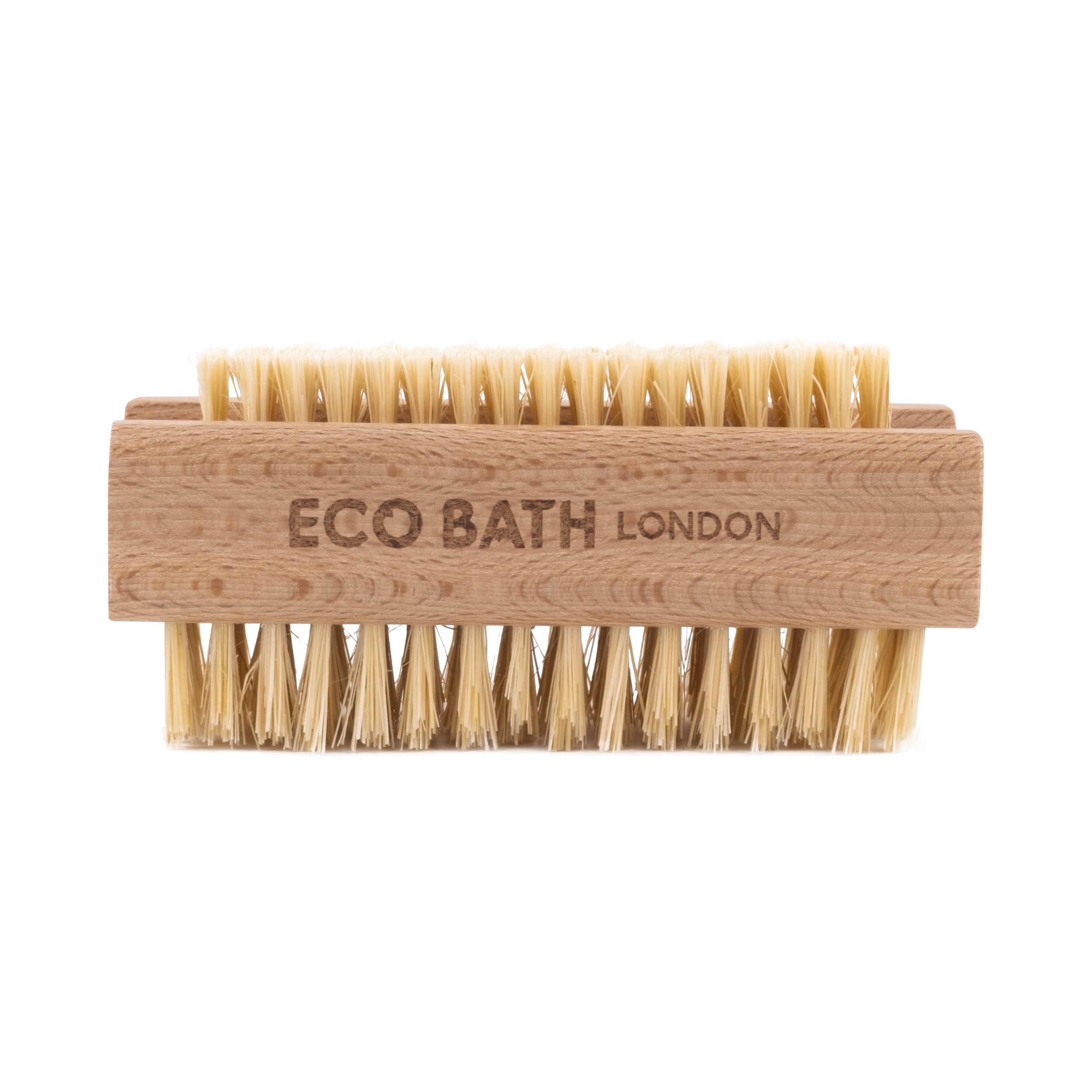 Eco Bath London Natural Sisal Double-Sided Nail Brush Made in Germany
