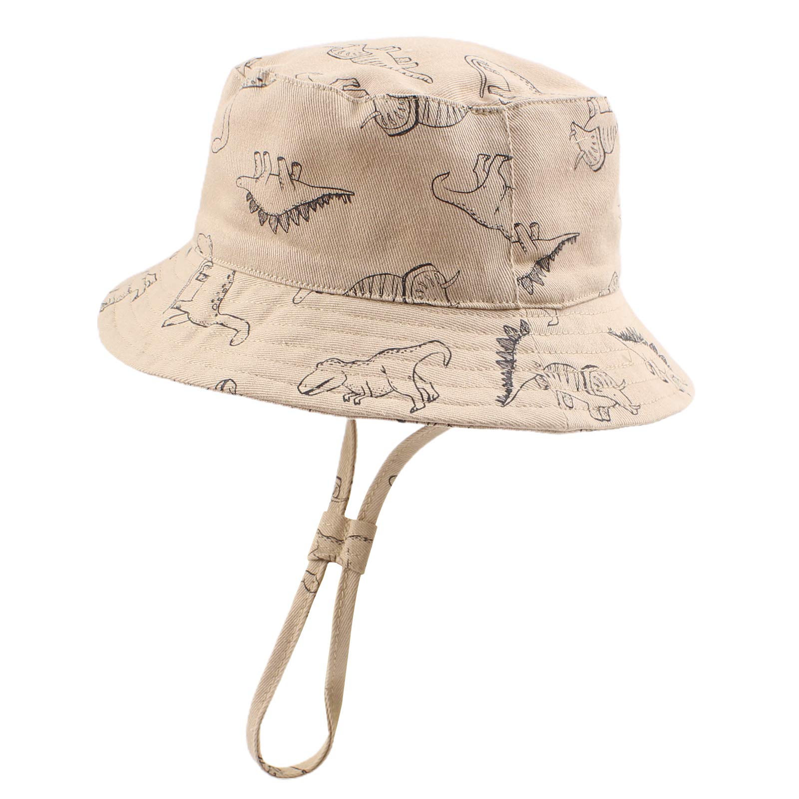 Baby Boy Sun Hat Infant Toddler Dinosaur Bucket Hats Summer Baby Boys Beach Caps