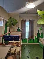Vista 3 de Ikea Lova Toldo para cama de niño, con diseño de hoja verde con tallo largo.