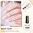 JODSONE 3Pcs 10ml Top and Base Coat Gel Nail Remover Set Gel Nail Remover for Quick and Easy at Home Removal U V Light Curing Required