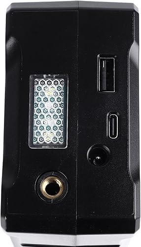 Miniatura 7 de Inflador de neumáticos portátil con batería de 3600 mAh, bomba de aire eléctrica de 150 PSI para automóviles, bicicletas, motocicletas - Luz LED