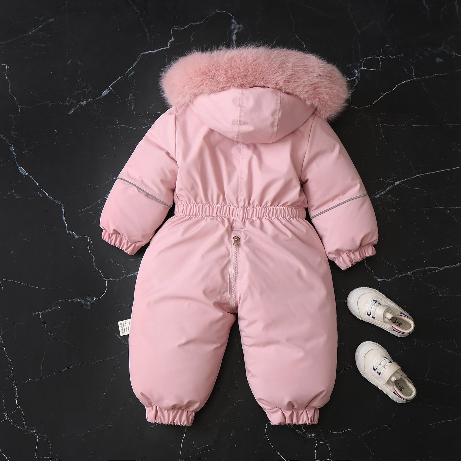 Traje de nieve para niñas y niñas, resistente al viento, con capucha, aislado, cálido, traje de nieve, overol térmico, overol de snowboard al aire libre, snowboard y esquí