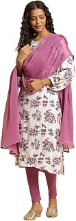 W for Woman Women's Purple Solid Chiffon Dupatta_23AUW82100-220684_Free Size