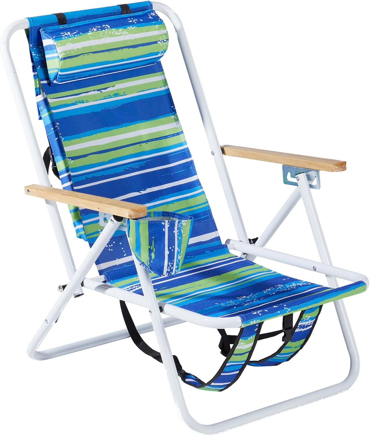 Generic Folding Backpack Beach Chair, Portable Camping